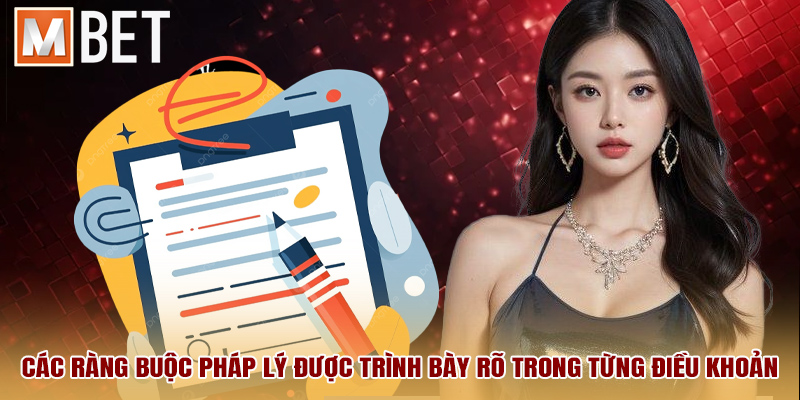 Các ràng buộc pháp lý được trình bày rõ trong từng điều khoản